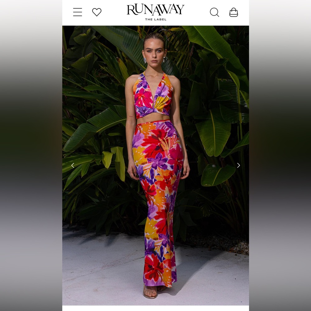 Runaway the Label Romance Top in Stelani Pink